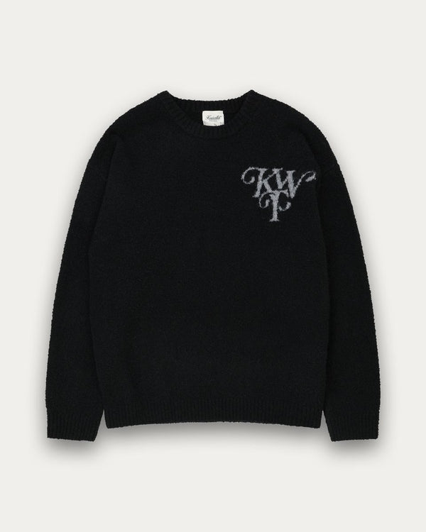 Kuwalla Tee Monogram Knit Crew Black