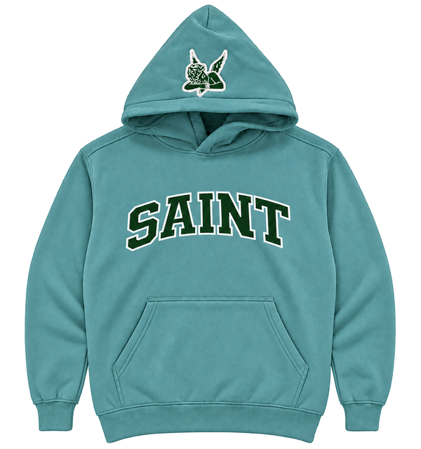 Saint Heavyweight Brushed Hoodie Alpine Mist