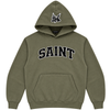 Saint Heavyweight Brushed Hoodie Olive Grove