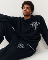 Kuwalla Tee Monogram Knit Crew Black