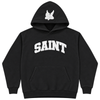 Saint Heavyweight Brushed Hoodie Black Halo
