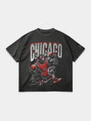 Bulls Chicago Basketball Tee Dark Gray