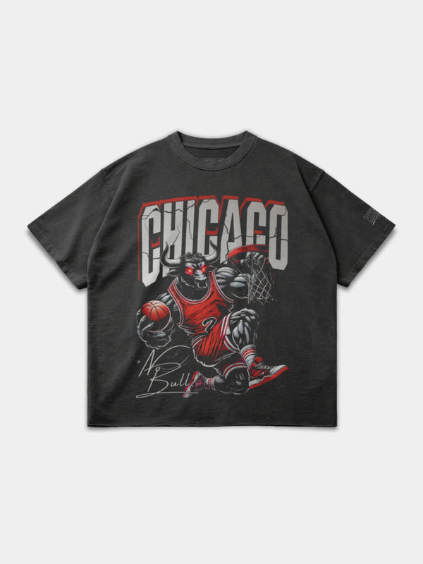 Bulls Chicago Basketball Tee Dark Gray
