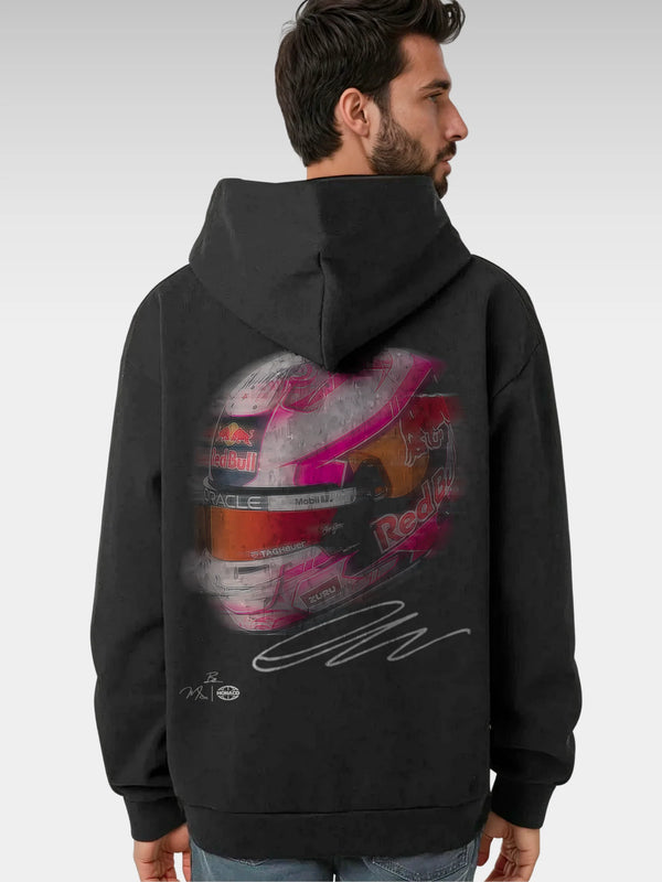 Liam Lawson Helmet Hoodie Black