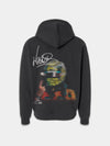 Norris Blur Hoodie Black