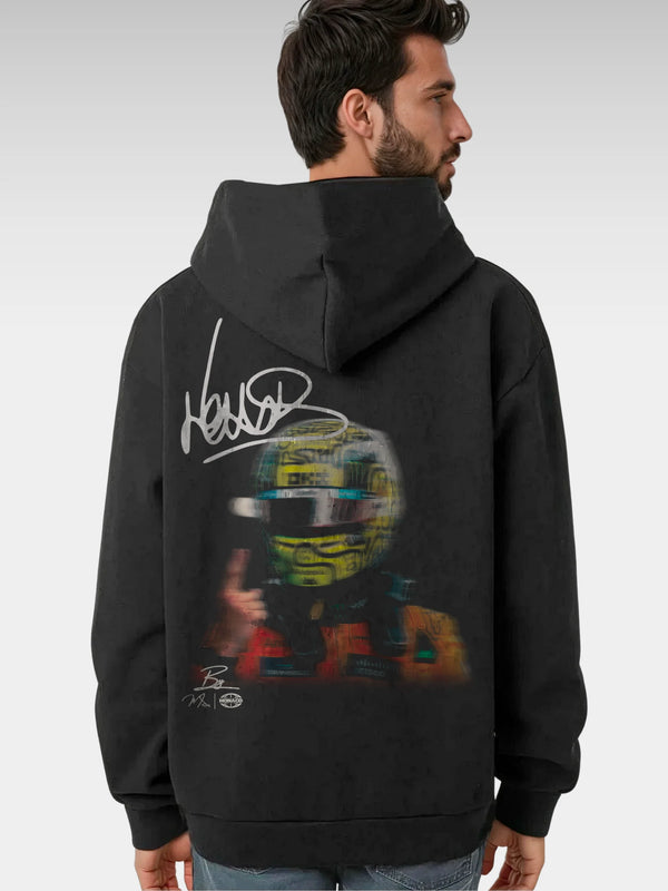 Norris Blur Hoodie Black