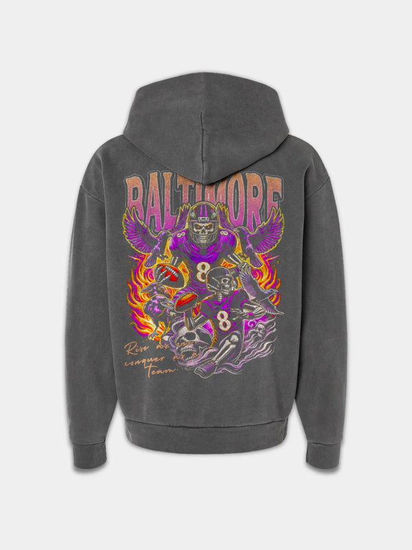 Baltimore Football Hoodie Shadow