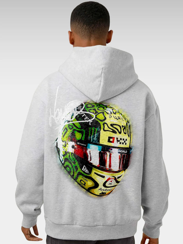 Norris Helmet Hoodie Heather Gray