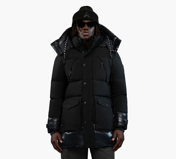Alpenhaus Verenfeld Mens Relaxed Fit Puffer Jacket Black