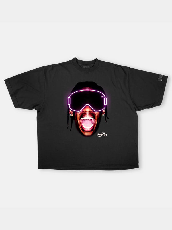 Travis Scott Big Face Tee Black