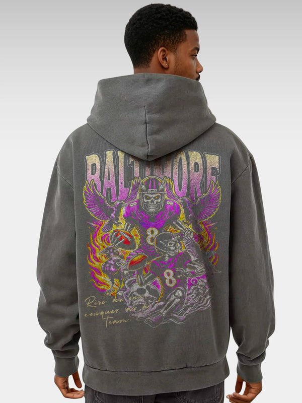 Baltimore Football Hoodie Shadow
