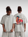 Ali Blur Tee Light Gray
