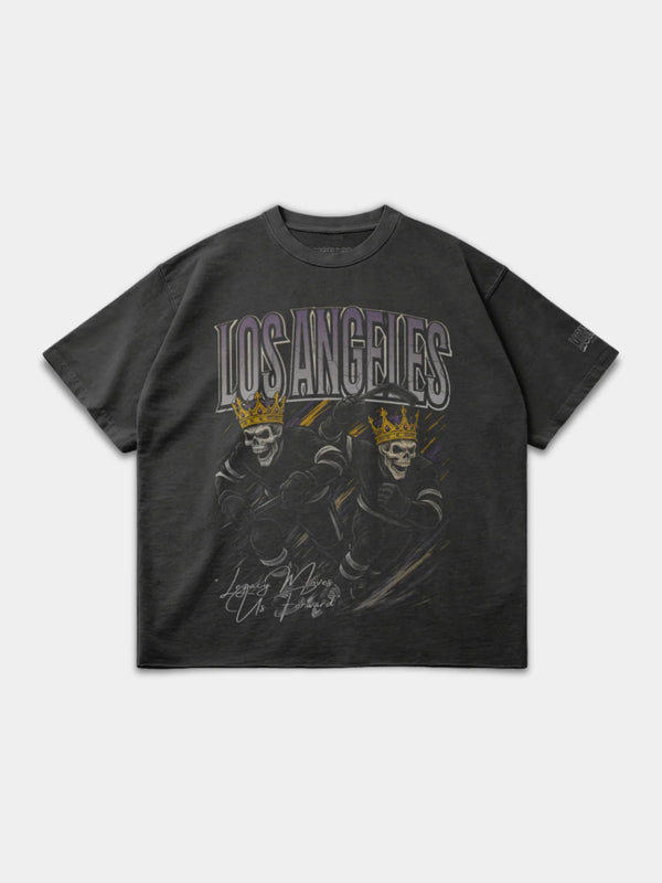 Kings LA Hockey Tee Dark Gray