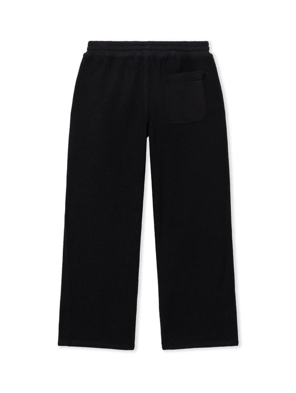 L/AB Off White Reverse Open Hem Sweatpants Black