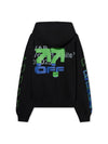 L/AB Off White Off Active Hoodie Black