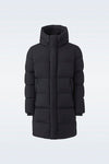 Antoine-CITY Recycled Down Parka Hooded Jacket Black