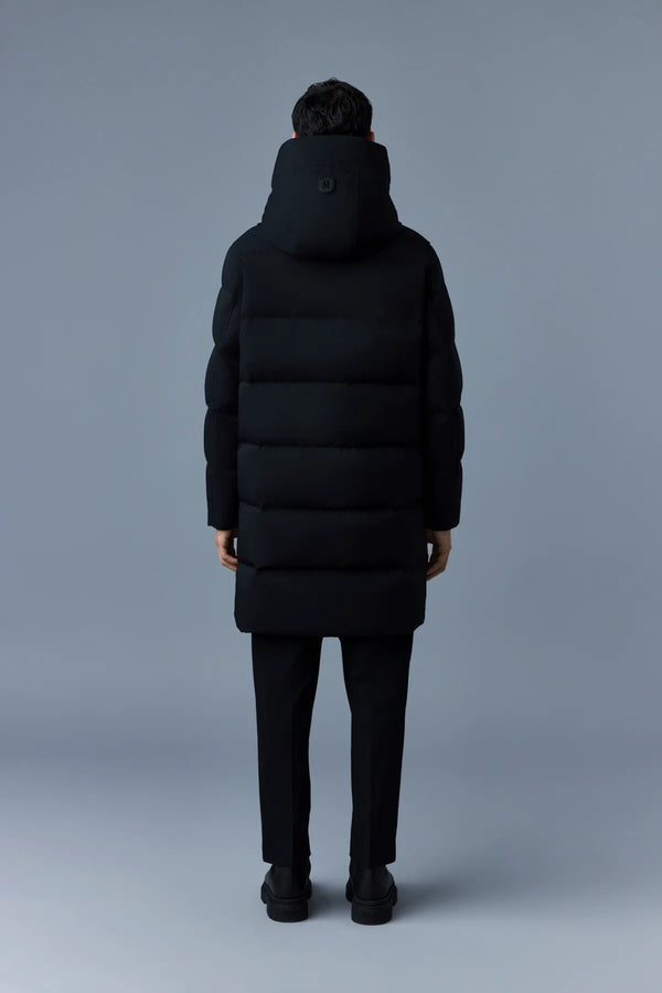 Antoine 2-in-1 Recycled Down Parka Removable Bib Black