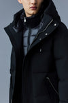 Antoine 2-in-1 Recycled Down Parka Removable Bib Black