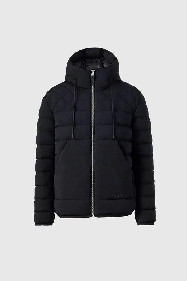 Bergen Quilted Down Hooded Jacket