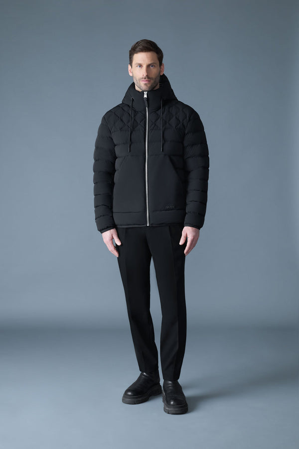 Bergen Quilted Down Hooded Jacket