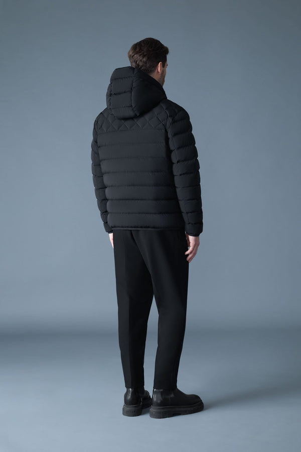 Bergen Quilted Down Hooded Jacket