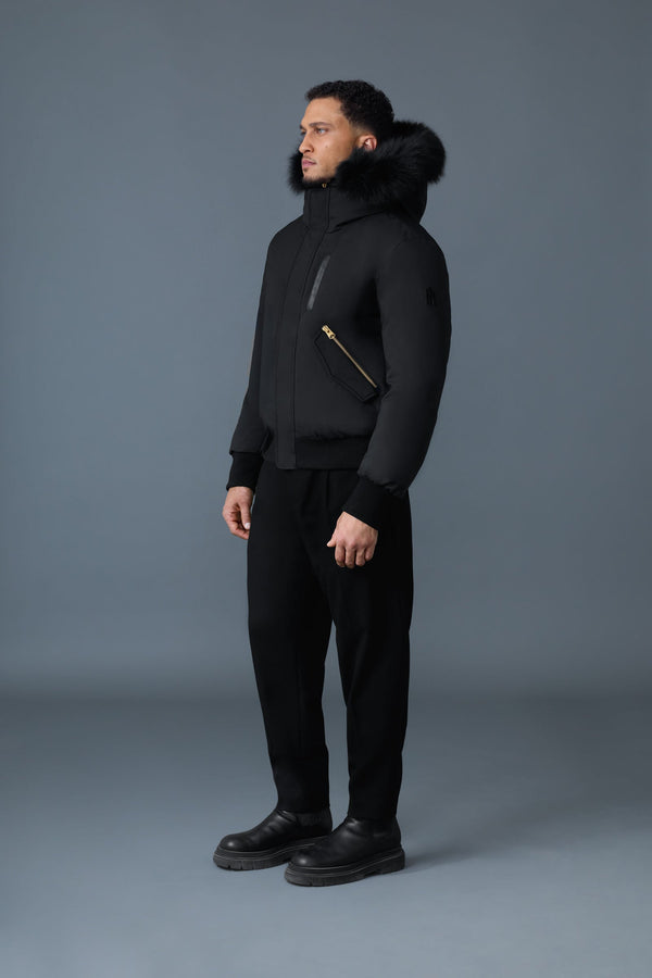 Dixon-BX 2-in-1 Nordic Tech Down Bomber Blue Fox Fur