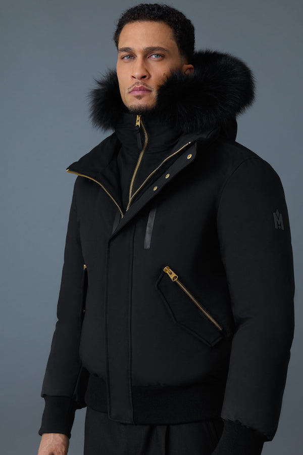 Dixon-BX 2-in-1 Nordic Tech Down Bomber Blue Fox Fur