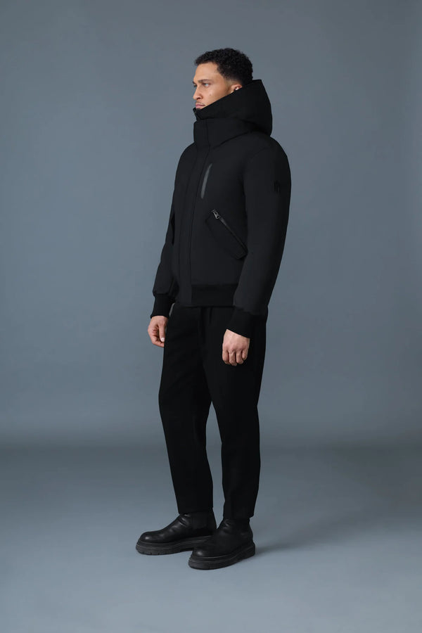 Dixon-NFR 2-in-1 Nordic Tech Down Bomber Hooded Bib Black