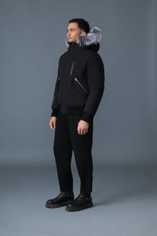 Dixon-X 2-in-1 Nordic Tech Down Bomber Silver Fox Fur
