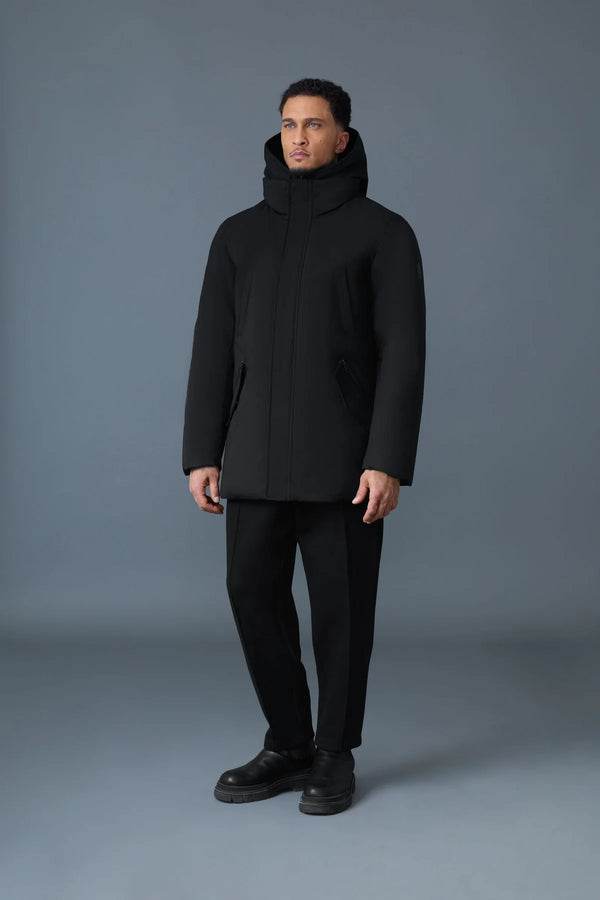 Edward-NFR 2-in-1 Down Coat Hooded Bib Black