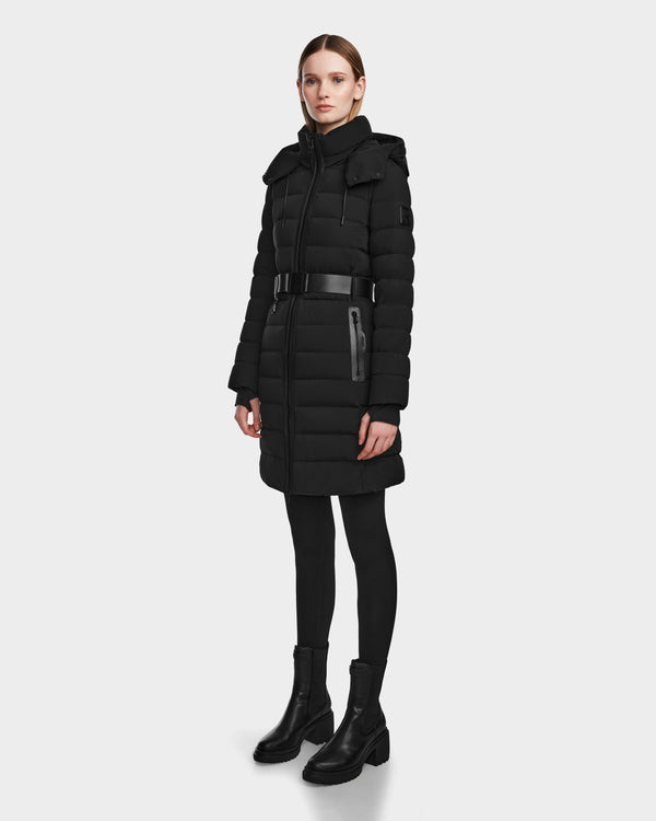 Pelin Mid-Length Quilted Down Puffer