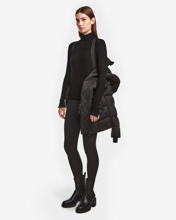 Taylor Quilted Matte Down Puffer Deep Hood