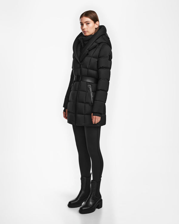 Taylor Quilted Matte Down Puffer Deep Hood