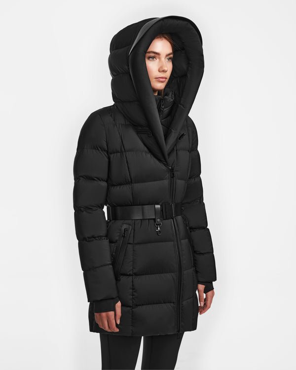 Taylor Quilted Matte Down Puffer Deep Hood
