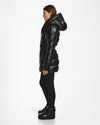 Taylor Quilted Shiny Down Puffer Deep Hood