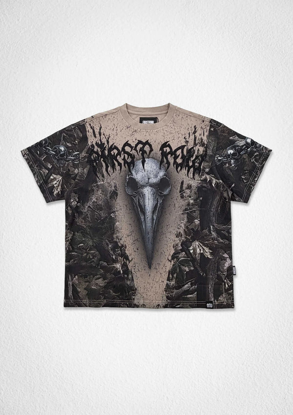 First Row Denim Ride Hard Iron Saints Tee Sand