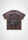 First Row Denim Steel Angels Road Calling Tee Caffe