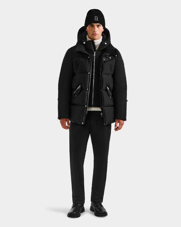 Rudsak Apollo H Down Puffer Jacket Black