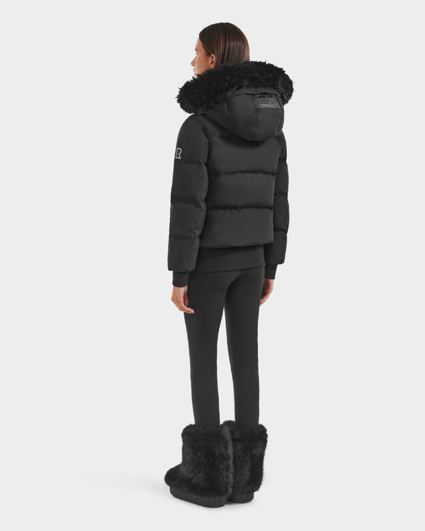 Cieyna Quilted Down Bomber Jacket