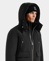 Rudsak Jerome Down Bomber Removable Faux Fur Black