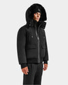 Rudsak Jerome Down Bomber Removable Faux Fur Black