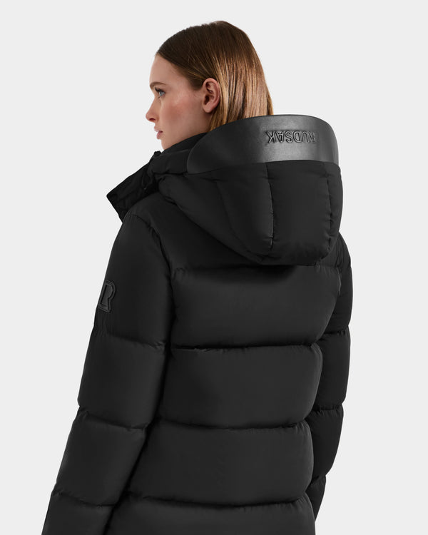 Rudsak Joelle Mid Length Down Puffer Jacket Black