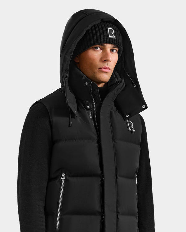 Rudsak Ren H Down Puffer Vest Black