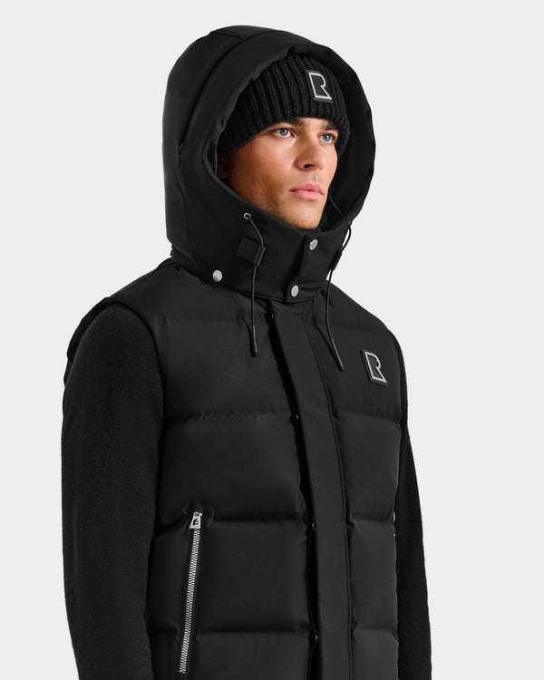 Rudsak Ren H Down Puffer Vest Black