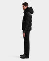 Rudsak Simon Shearling Down Combo Puffer Black