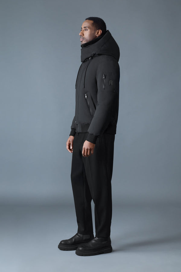 Iker 2-in-1 Down Bomber Removable Shearling Bib