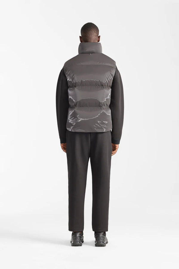 Kane-GLO High Gloss Down Vest Carbon