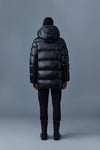 Kendrick Lustrous Light Down Parka Hooded Jacket Black