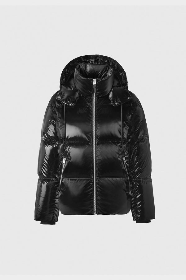 Kent-GLO High Gloss Hooded Down Jacket