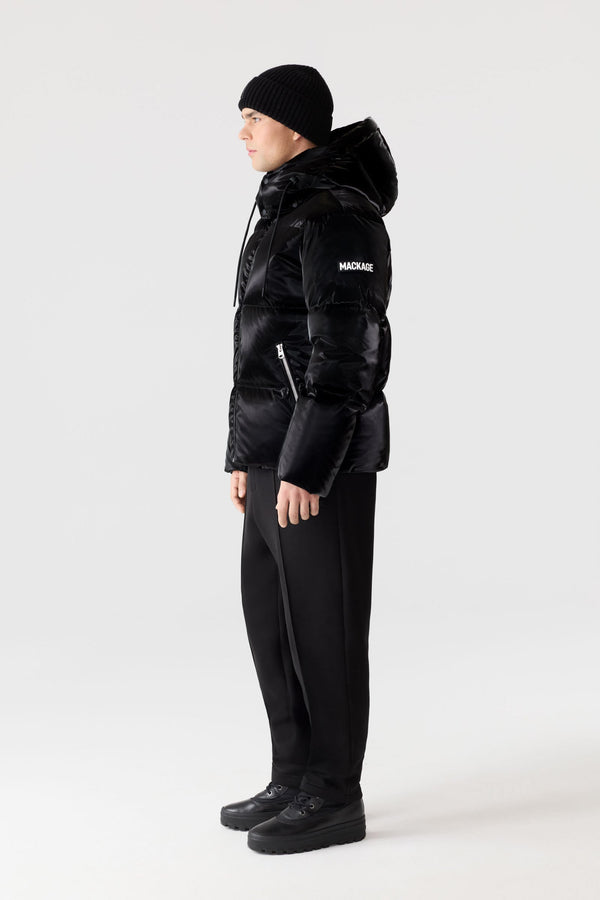 Kent-GLO High Gloss Hooded Down Jacket